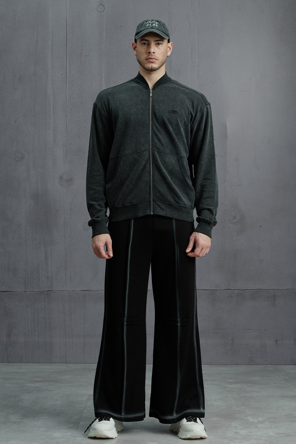 Obsidian Wash Zip Jacket